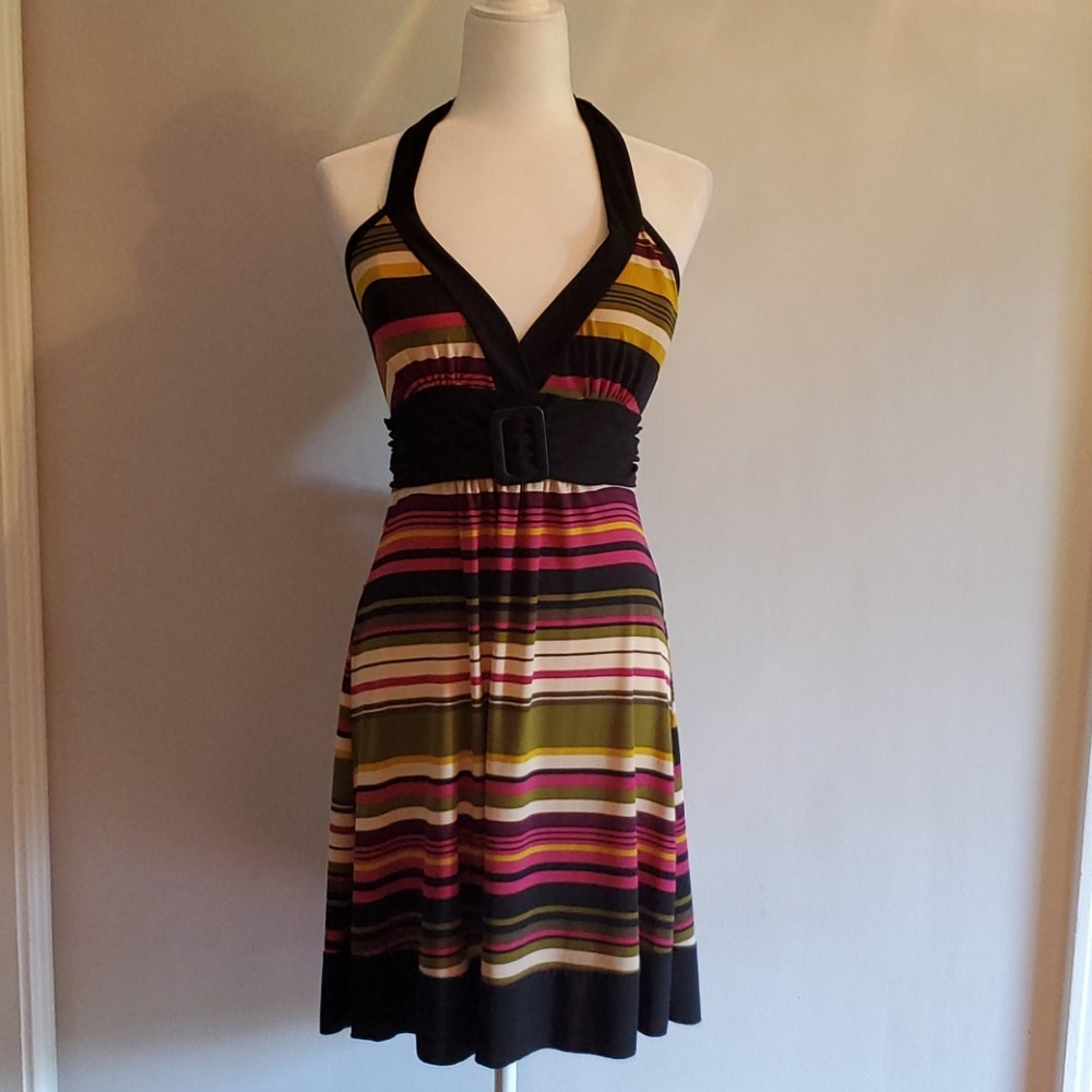 Body Central Halter Backless Dress